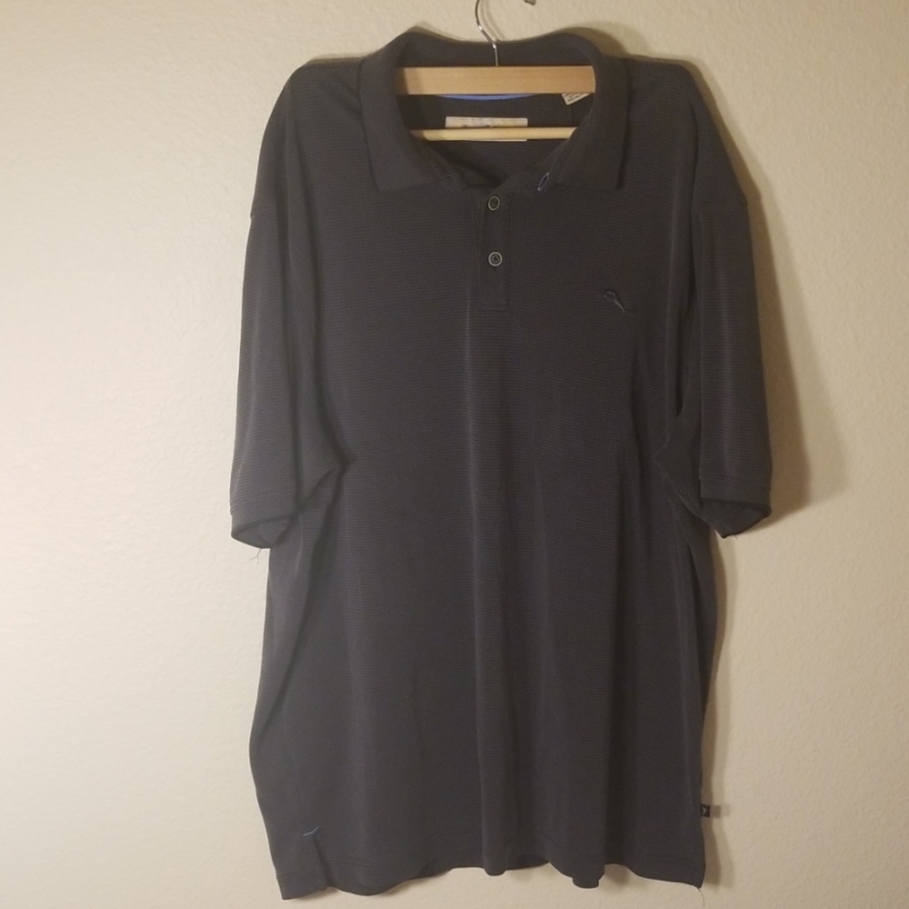 Tommy Bahama waffle knit soft polo